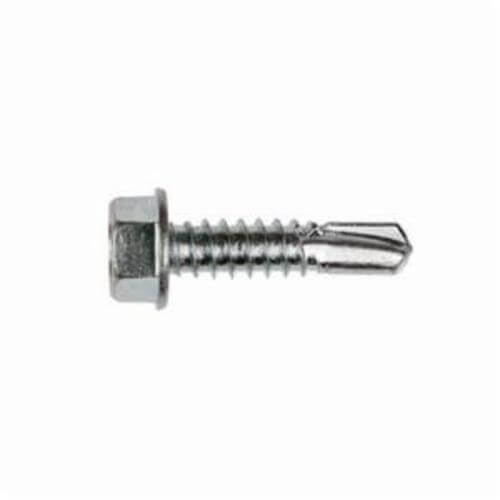 Simpson Strong-Tie® E1B1414B E Series Self-Drilling Screw, #14-14, 1 in OAL, Hex Washer Head, Hex Drive, Metal, Zinc Plated