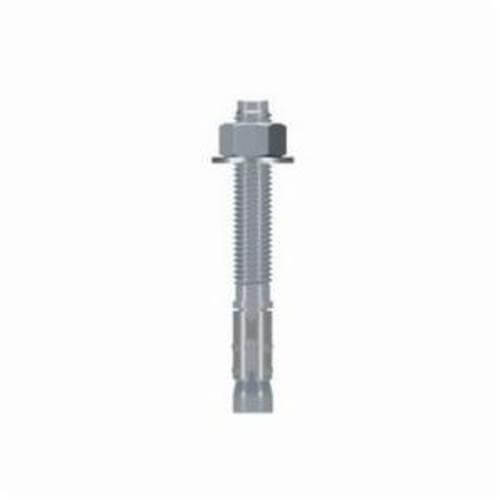 Simpson Strong-Tie® STB2-62500 Strong-Bolt® 2 Wedge Anchor, 5/8 in dia, 5 in OAL, 2-15/16 in L Thread, Carbon Steel, Zinc Plated