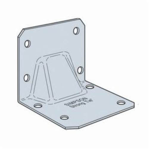 Simpson Strong-Tie® S/HGAM10KT Gable Truss Bracket, 3 in H x 3-1/2 in W, 14 ga, Cold Formed Steel, Galvanized