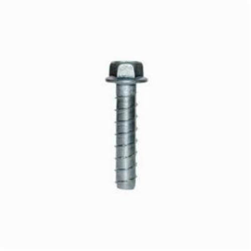 Simpson Strong-Tie® THD75400H Heavy Duty Screw Anchor, 3/4 in dia, 4 in OAL, Hex Washer Head Drive, Carbon Steel, 5-1/2 in D Min Embedment