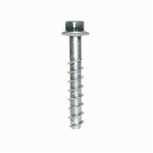 Simpson Strong-Tie® THDB25178H Heavy Duty Screw Anchor, 1/4 in dia, 1-7/8 in OAL, Hex Washer Head Drive, Carbon Steel