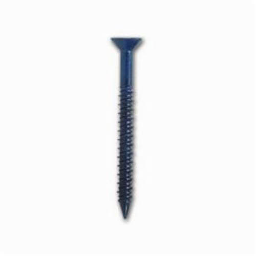 Simpson Strong-Tie® TTN18334PF Screw Anchor, 3/16 in dia, 3-3/4 in OAL, Flat/Phillips® Head Drive, Carbon Steel, 1 in D Min Embedment