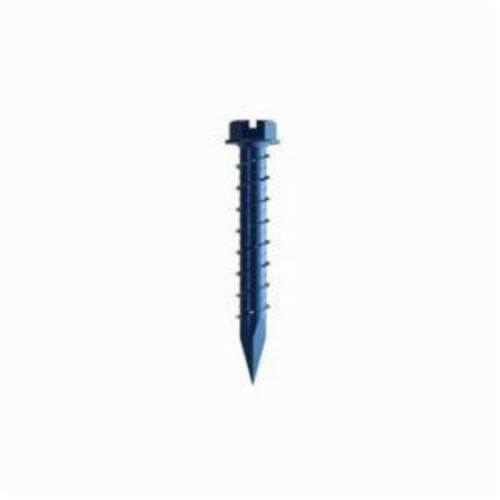 Simpson Strong-Tie® TTN25134H Screw Anchor, 1/4 in dia, 1-3/4 in OAL, Hex Head Drive, Carbon Steel, 1 in D Min Embedment