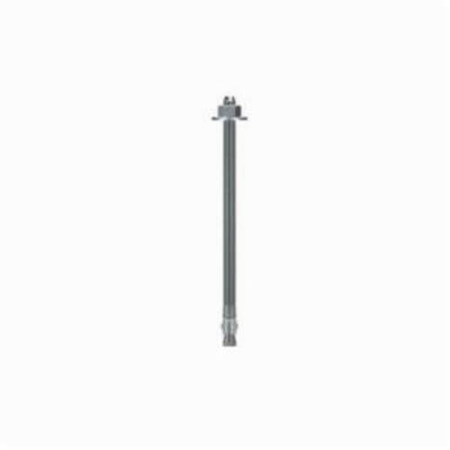 Simpson Strong-Tie® WA37700 Wedge-All® Wedge Anchor, 3/8 in dia, 7 in OAL, 5-7/8 in L Thread, Carbon Steel, Zinc Plated