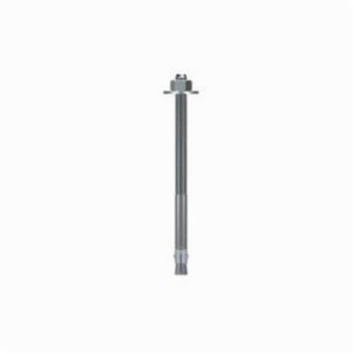 Simpson Strong-Tie® WA62100 Wedge-All® Wedge Anchor, 5/8 in dia, 10 in OAL, 6 in L Thread, Carbon Steel, Zinc Plated