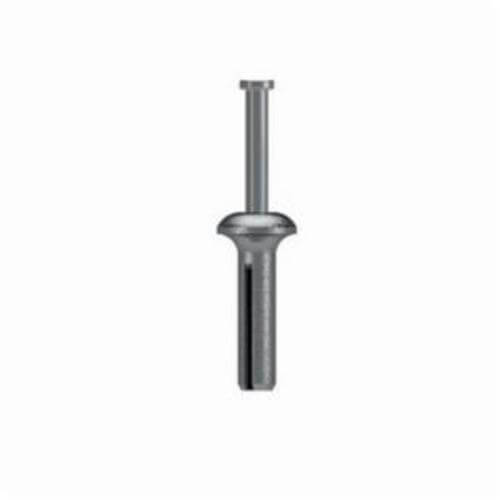 Simpson Strong-Tie® ZN25100 Nailon™ Drive Pin Anchor, 1/4 in dia, 1 in OAL, Die-Cast Zamac 3 Alloy Body Shell, Mushroom Head