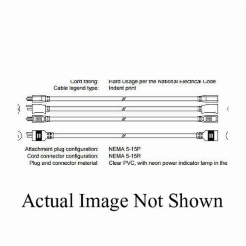 Southwire® Polar/Solar™ 1688SW0002 Type SJEOW Extension Cord, 125 VAC, (3) 12 AWG Copper Conductor, 50 ft L