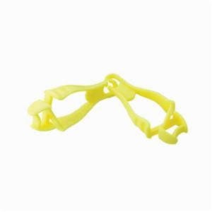 Ergodyne® Squids® 19119 3400 Dual Clip Grabber, Ultra-Resilient Acetal Copolymer, Lime