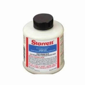Starrett® 1610-4 Kleenscribe™ Layout Dye, 4 oz Plastic Bottle, Deep Blue