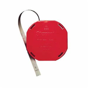 Starrett® 666M-3 Straight Leave Thickness Gage with Dispenser Case, 12.7 m L x 7.6 m W x 0.03 mm Thick, Tempered Steel