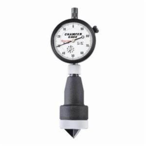 Starrett® 683-3Z Internal Chamfer Gage, 0 to 1 in Measuring, Graduations 0.001 in, 3-Blade Plunger, 2-19/64 in dia