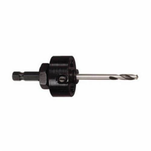 Starrett® A17-38E Extended Length General Purpose Locking Hole Saw Arbor, For Use with 1-1/2 to 8-9/32 in dia Hole Saw, HSS