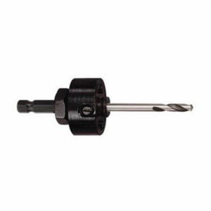Starrett® A17-38E Extended Length General Purpose Locking Hole Saw Arbor, For Use with 1-1/2 to 8-9/32 in dia Hole Saw, HSS