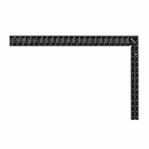 Starrett® RS-24 L-Shape Standard Rafter Square, 24 in L x 2 in W, 1/16ths Graduation, 16 x 1-1/2 in Tongue, Tempered Steel