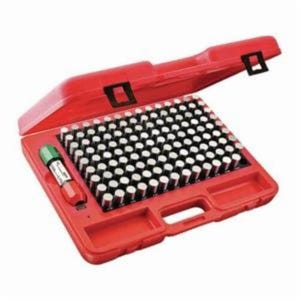 Starrett® S4009-750 S4000 Global Series® Precision Pin Gage Minus Set, 125 pc, Hardened Tool Steel