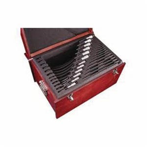 Starrett® S436EXRLZ Outside Micrometer Set, 12 pc, 0 to 12 in Range 0.001 in Graduations, Carbide Tip