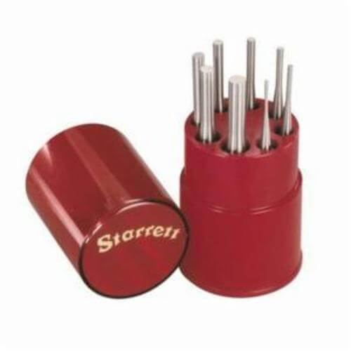 Starrett® S565WB Drive Pin Punch Set, Long Drive Style, 1/16 to 5/16 in Punch, 8 pc