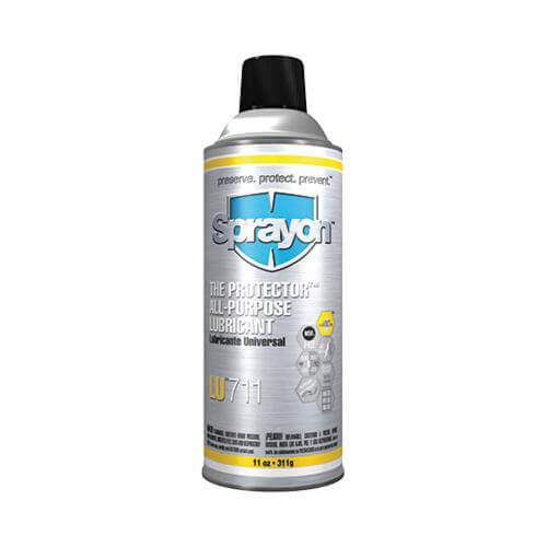 Sprayon® The Protector™ LU711 All-Purpose Lubricant, 11 oz, Aerosol, Amber, 0.82