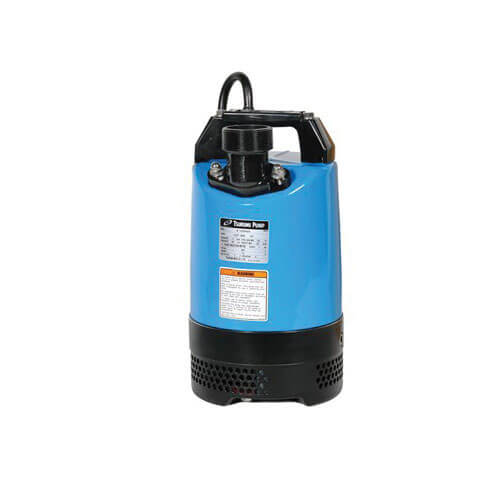 Tsurumi Pump LB-800 Pull Handle Electric Submersible Pump, 2 in Outlet, 1 ph, 1 hp