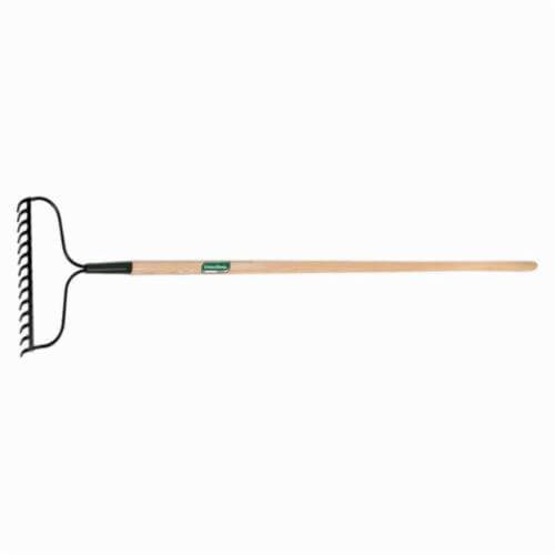 UnionTools® 63107 Bow Rake, 14 Tempered Steel Tines, Hardwood Handle