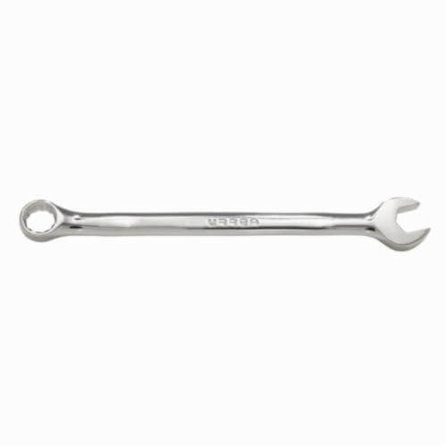 Urrea® 1212 Combination Wrench, 3/8 in, 12 Points, 15° Offset, 6 in OAL, Forged Alloy Steel, Polished Chrome/Nickel Plated