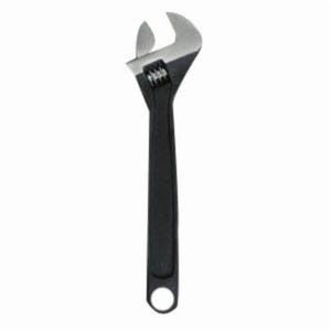 Urrea® 712S Adjustable Wrench, 1-5/8 in, 12 in OAL, Alloy Steel Body, Alloy Steel, Black Phosphate, ASME B107.8