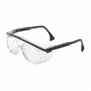 UVEX® By Honeywell S1359 Astrospec® 3000 Lightweight Protective Glasses, Universal, Scratch Resistant Clear Lens, Full Black Frame