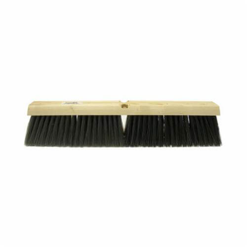 Weiler® 42007 Push Broom, 18 in OAL, 3 in L Trim, Medium Sweep Face, Black Tampico Bristle
