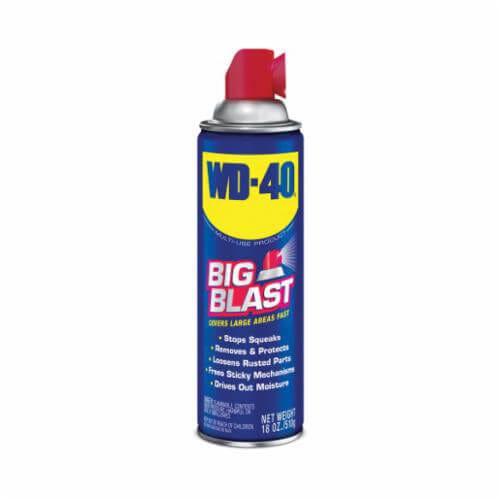 WD-40® 490095 Big Blast® Multi-Use Lubricant, 18 oz Aerosol Can, Liquid, Light Amber, 0.8