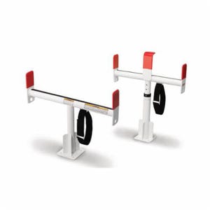 Weather Guard® 1425-3 Compact Swivel Service Body Ladder Rack, 200 lb, 24-1/2 in L x 30-1/4 in W, Brite White