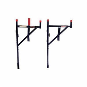 Weather Guard® 1450 Weekender® Horizontal Ladder Rack, 250 lb, 58-1/2 in L x 19 to 36 in W, Steel, Black