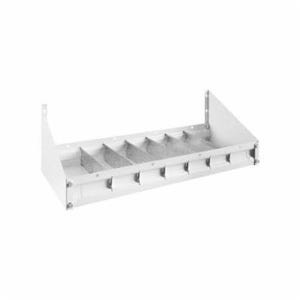 Weather Guard® 202-3 Accessory Parts Cabinet Tray, Use with Hi-Side and Super-Side Box, Steel, White, Armor-Tuf® Powder Coated