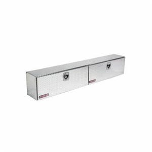Weather Guard® 396-0-02 Long Hi-Side Box, 16 in H x 13-1/4 in W x 96-1/4 in D, 11.8 cu-ft, Clear