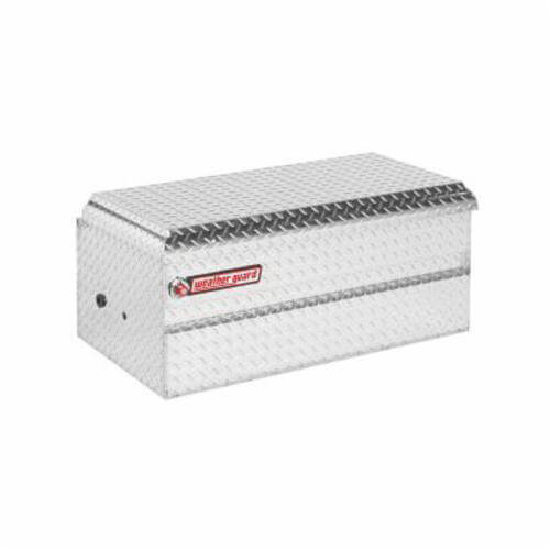 Weather Guard® 644-0-01 Compact Short All Purpose Chest, 17 in H x 20-1/4 in W x 37 in D, Aluminum