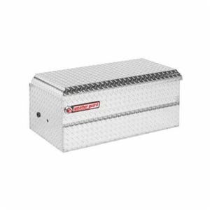 Weather Guard® 644-0-01 Compact Short All Purpose Chest, 17 in H x 20-1/4 in W x 37 in D, Aluminum