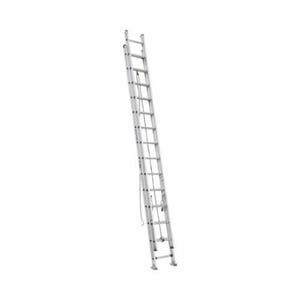 Werner® D528-2 D-Rung Multi-Section Extension Ladder, 28 ft OAL, 375 lb Load, 12 in Adjustable Increments, Aluminum, Type IAA