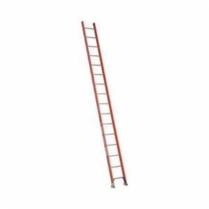Werner® D6216-1 Type IA Duty Single Section Straight Ladder, 16 ft H x 19 in W, 300 lb Load, 16 ft Top Step