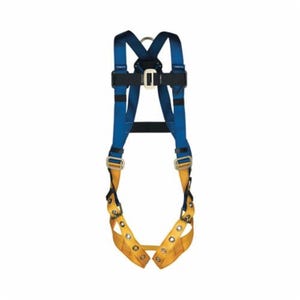 Werner® H412002 Basewear™ Harness, Universal, 310 lb, Blue/Yellow, Nylon Strap