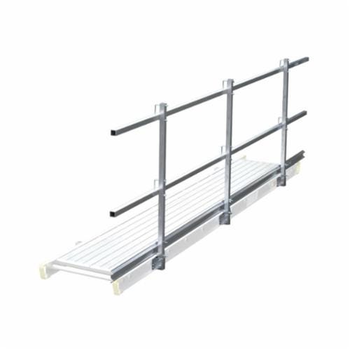 Werner® SGR-13 Square Guard Rail, 1-1/2 in Size, 156 in L Cut, Use with Guard Rail System