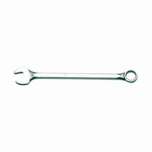 WrightGrip™ 11-60MM Flat Stem Heavy Duty Combination Wrench, 60 mm, 12 Points, 15° Offset, 730.25 mm OAL, Alloy Steel
