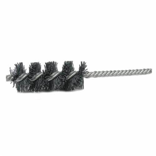 Weiler® 21138 Nylox® Power Tube Brush, 1 in dia x 2-1/2 in L, 5-1/2 in OAL, 0.022 in dia Filament/Wire