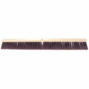 Weiler® 42149 Push Broom, 36 in OAL, 3-1/4 in L Trim, Maroon Polystyrene Bristle