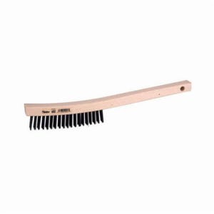 Weiler® 44053 Scratch Brush, 5-1/2 in Brush, 14 in L x 7/8 in W Block, 1-3/16 in L Steel Trim