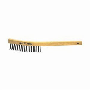 Weiler® 44056 Scratch Brush, 6 in Brush, 14 in L x 1-1/8 in W Block, 1-3/16 in L Steel Trim
