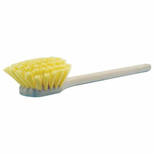 Weiler® 79109 Long Handle Utility Scrub Brush, 20 in OAL, 2 in L Polypropylene Trim