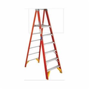 Werner® P6206 Step Ladder, Type IA, Series: P6200, 6 ft Ladder Height, 300 lb, ANSI Code: A14.5, 6 Steps