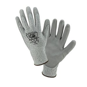 PIP® 719DGU/S Barracuda Cut-Resistant Gloves, S, HPPE Fiber, Rib Knit Cuff, Resists: Abrasion and Cut, ANSI Cut-Resistance Level: A2