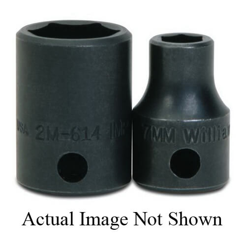 Williams® JHW2M-613 Supertorque® Standard Socket, Impact Rated, Metric, Square Drive, 3/8 in Drive, 13 mm Shallow Length Socket