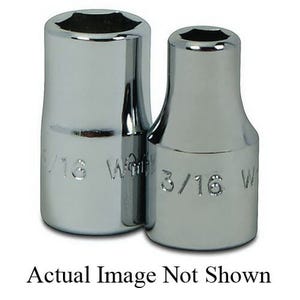 Williams® M-604 Supertorque® Socket, 1/4 in, 1/8 in Shallow Length Socket