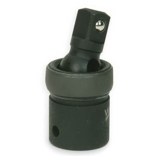 Williams® Impact Universal Joint, Yes Impact Rated, Imperial, 1/2 in Male Drive, 2-9/16 in OAL, Steel Alloy, Industrial Black